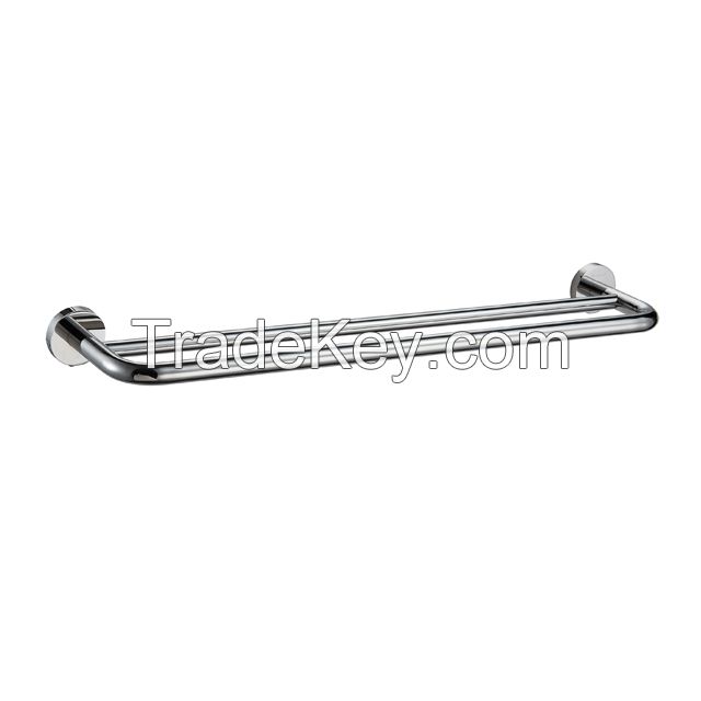 kimya 304 Stainless Steel Double Tube Towel Rack Bathroom Pendant/Factory Direct Supply