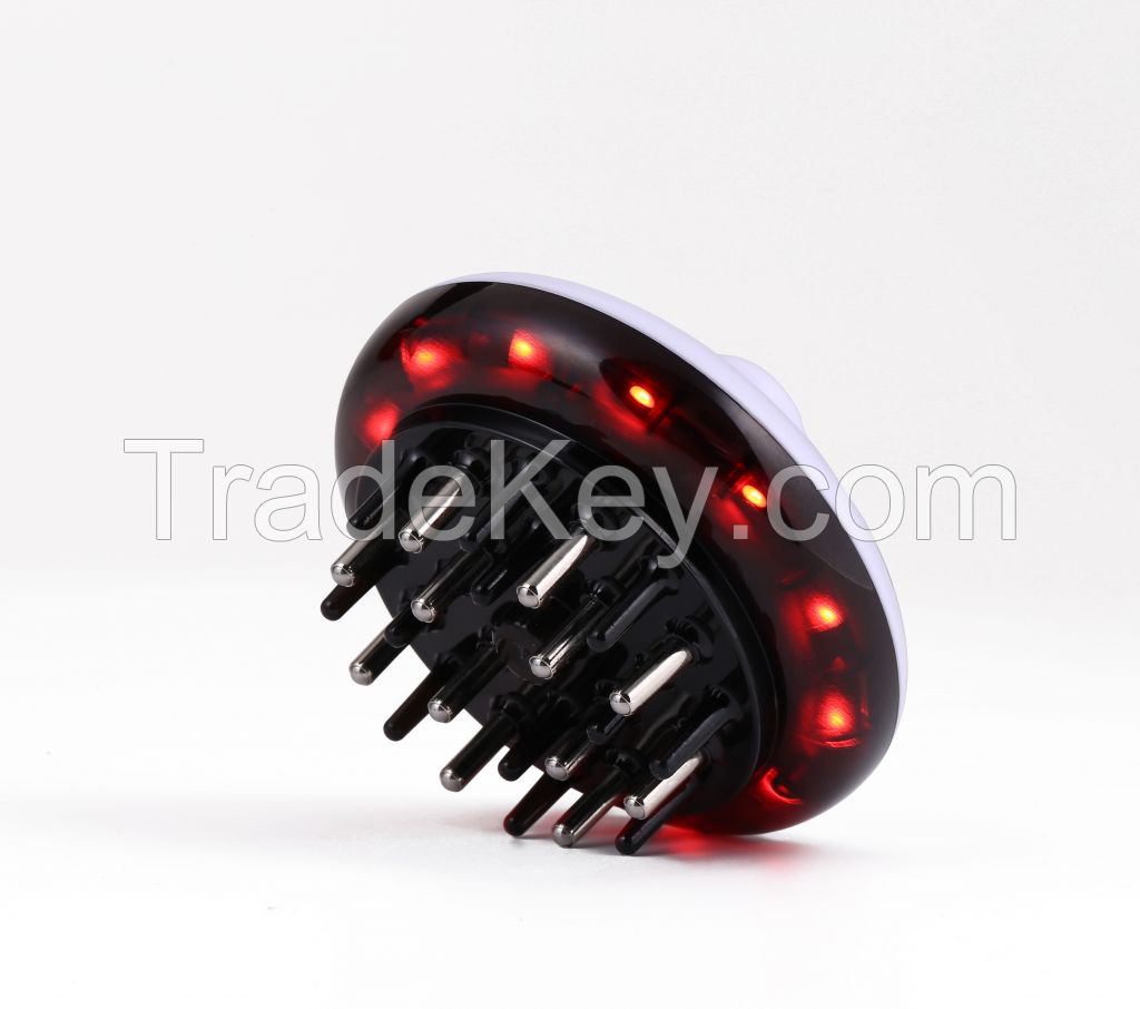 Electronic Mini Hair Comb Massager USB charging Hair Growth Brush Infrared Portable Scalp Comb