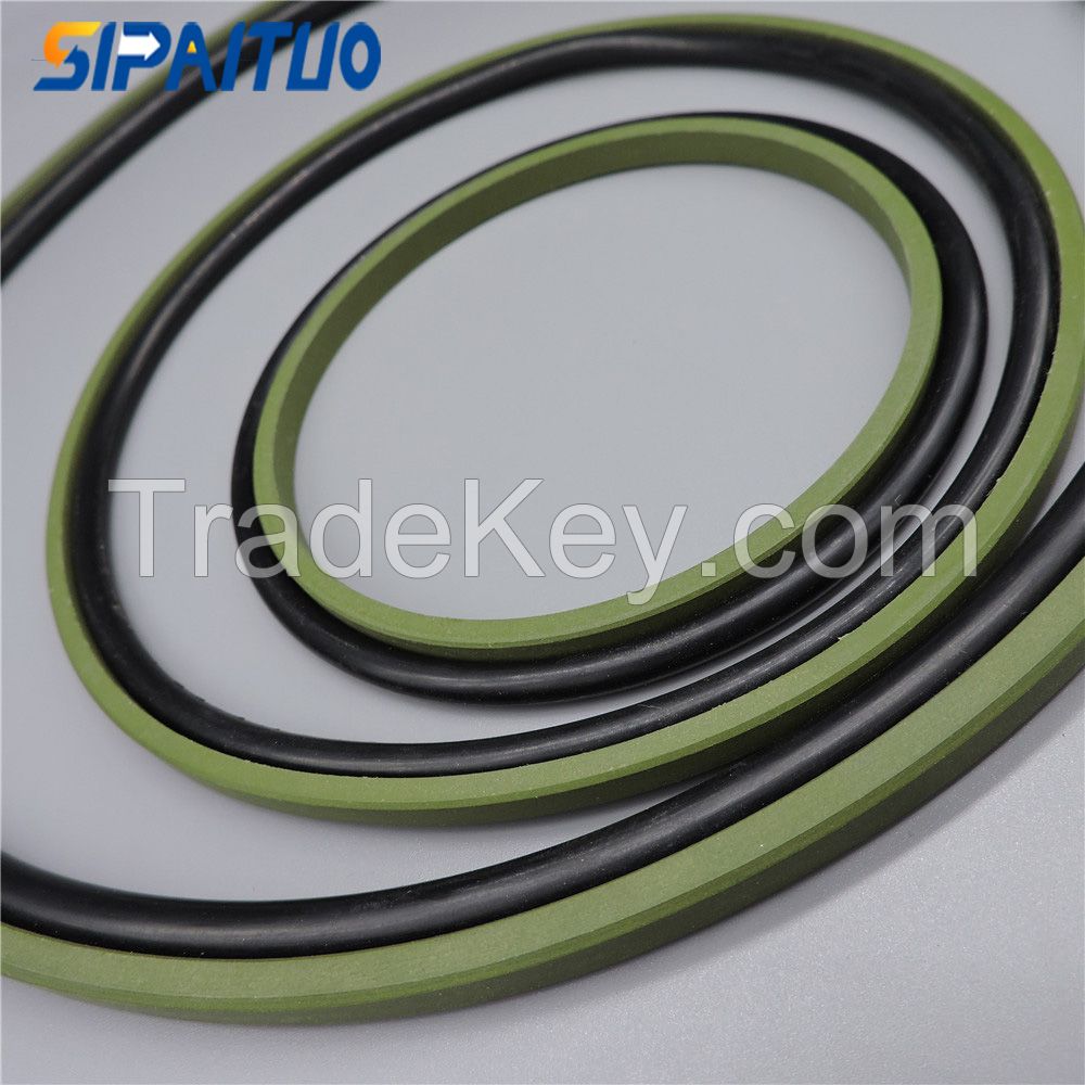 spgo/glyd ring ptfe bronze piston oil seal