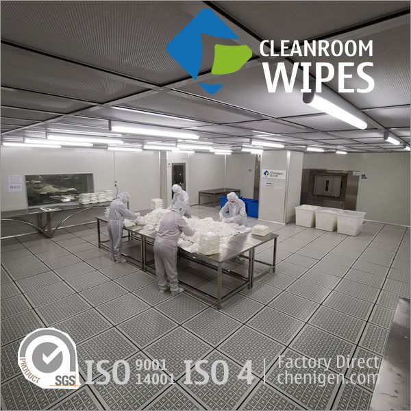 Soft Polyester-Nylon Microfiber Blend Wipers Cleanroom Wipes