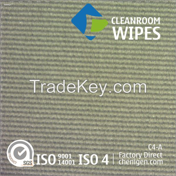 Woven Polyester-Nylon Microfiber Blend Wipers Cleanroom Wipes