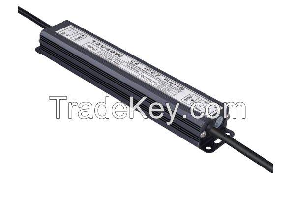 Ultra-Thin Power Supply IP67 WA-12V-40W