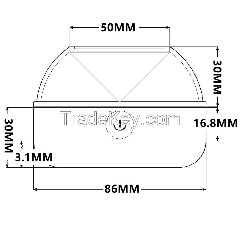 small round led warning camping lights led warning lights magnetic wireless warning led strobe light magnetic