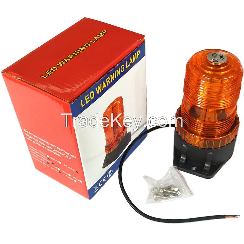 Auto Lighting System Beacon Lamp DC10-30V Forklift Truck Led Strobe Light for Vehicles Yellow White Red Blue