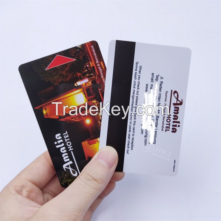 CMYK color printing hotel key card printing