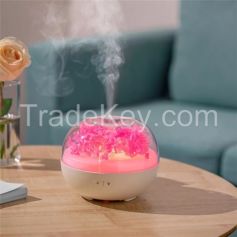 180ml Flower Aroma Diffuser For Home USB Air Humidifier Ultrasonic Mis