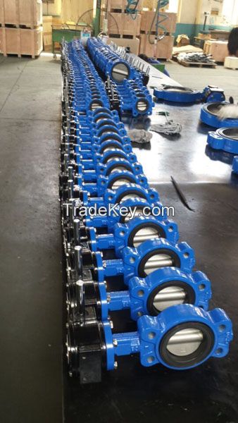 Resilient Seated Concentric Type Ductile Cast Iron Industrial Control lug Butterfly Valves with EPDM PTFE PFA Rubber Lining API/ANSI/DIN/JIS/ASME/Awwa