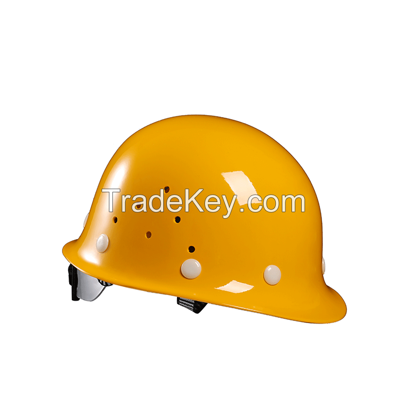 Wholesale PPE supply safety equipment A model FRP safety helmet construction hard hat