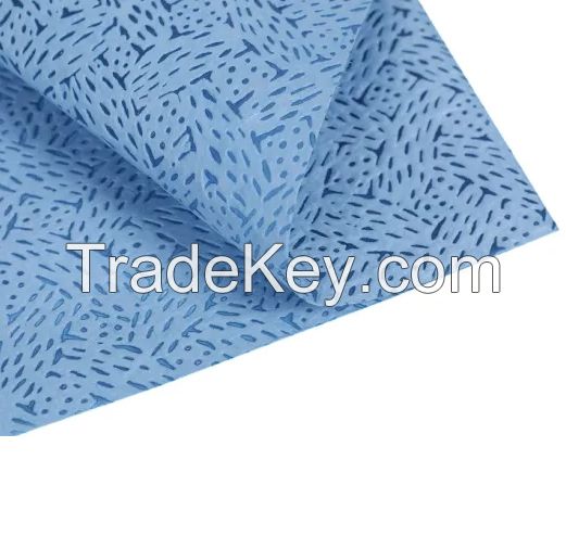 Hot Selling 100% Polypropylene Blue Industrial Melt-blown Cleaning  Rolls Cleanroom For Laboratory Chemical CAD Room