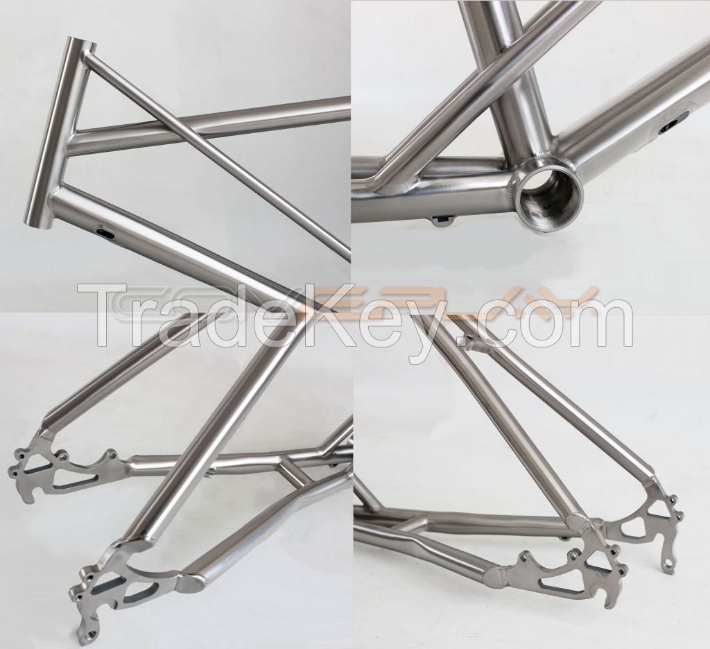 Titanium Mini Velo Road Bike Frame