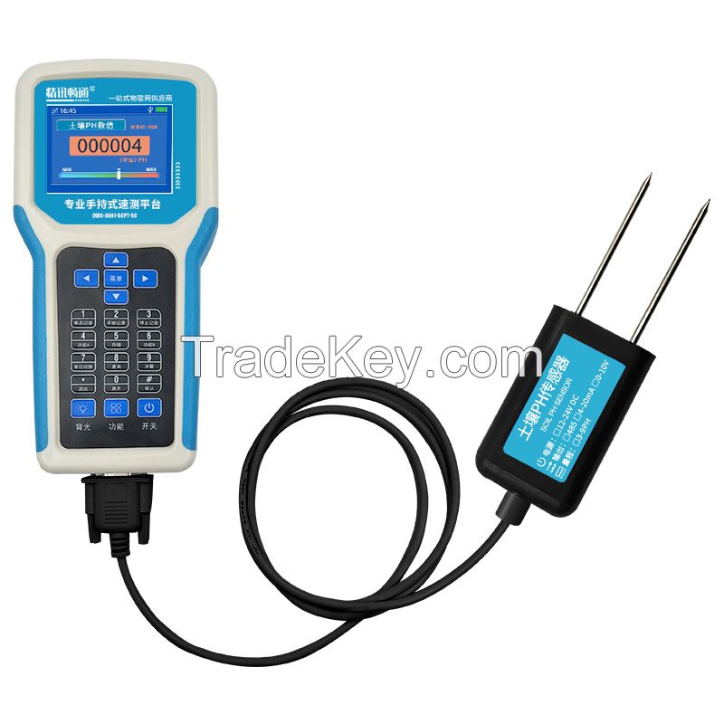 [JXCT] Soil Sensors Display Terminal Moisture Temperature EC PH NPK Soil Analyzer