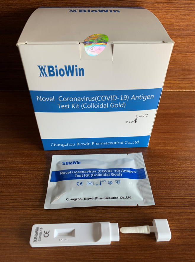 Covid-19 One Step Antigen Rapid Test Kit (colloidal Gold) For Saliva-usb Type