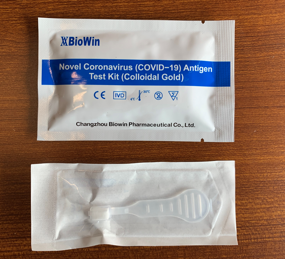 Lollipop Saliva Coronavirus(covid-19) Antigen Rapid Test Kit (colloidal Gold)