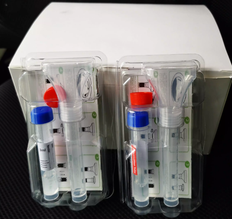 Covid-19 Virus Sampling Saliva Collection Kit 5ml/10ml Tube With Solution Dna Sampling Collect Kit Pcr Test