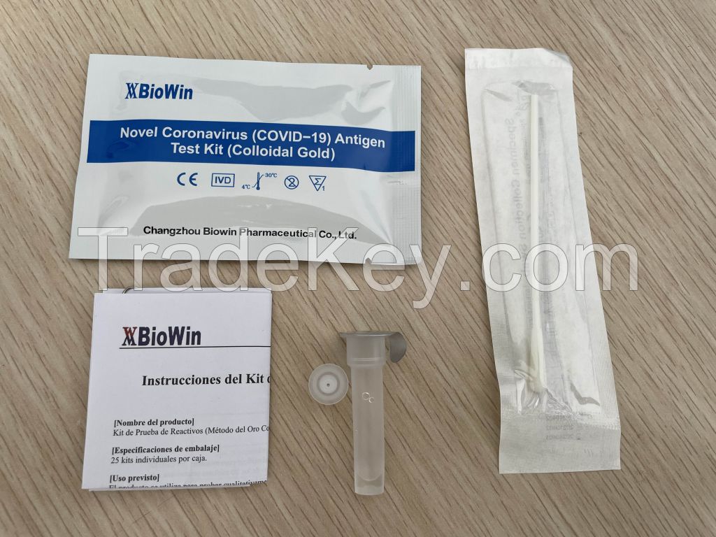 Approved Sars-cov-2 Antigen rapid test kit COVID-19 with Bfarm list PEI CE 
