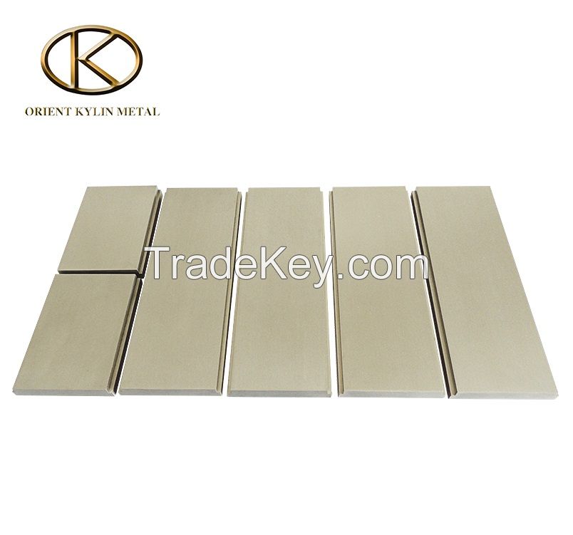 Polished Pure Niobium Sheet ASTM B393 Niobium Sheet