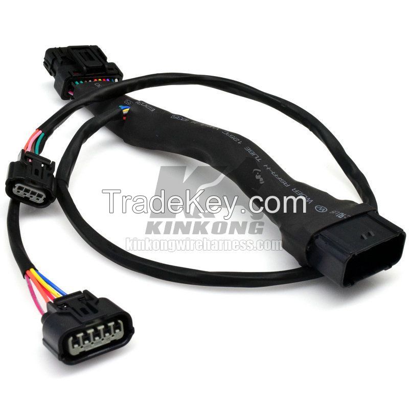 WIRE-LOOM-ECU-p03       Custom Motorcycle Wiring Harness      