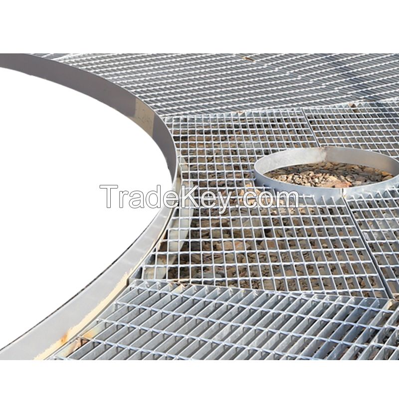 press-welding Steel Grating, tread, drainage