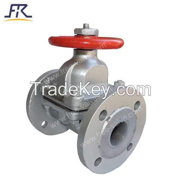 Manual Fluorine Lined Diaphragm Valve