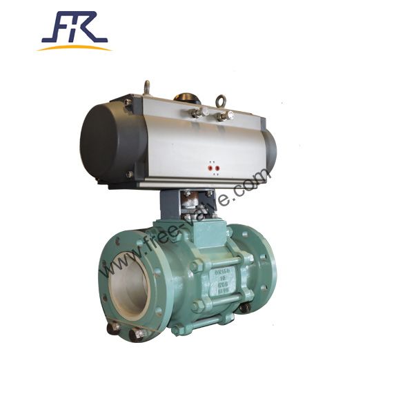 Pneumatic Ceramic Lined Ball Valve