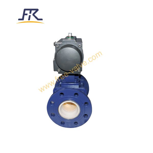 Pneumatic Ceramic Lined Ball Valve