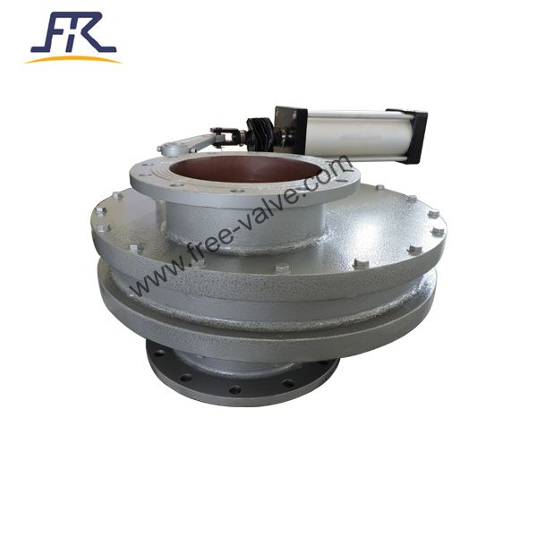 Pneumatic Ceramic Rotary Double Disc Gate Valve