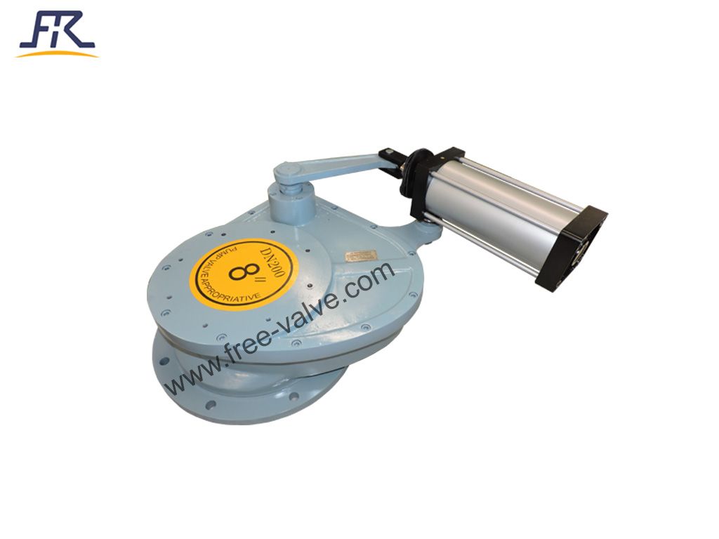 Pneumatic Swing Ceramic disc Feeding Valve for Replacing dome valve at coal power plants