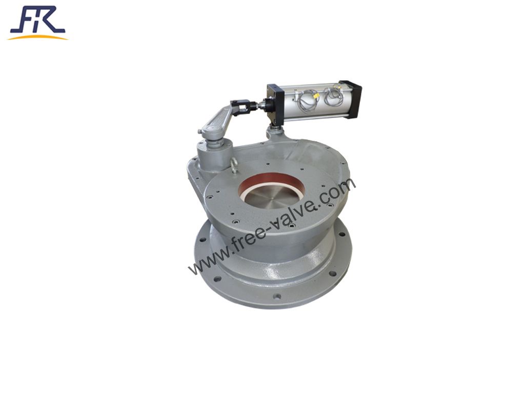 Pneumatic Ceramic Lined Abrasive Service Swing Arc Valve for power plant