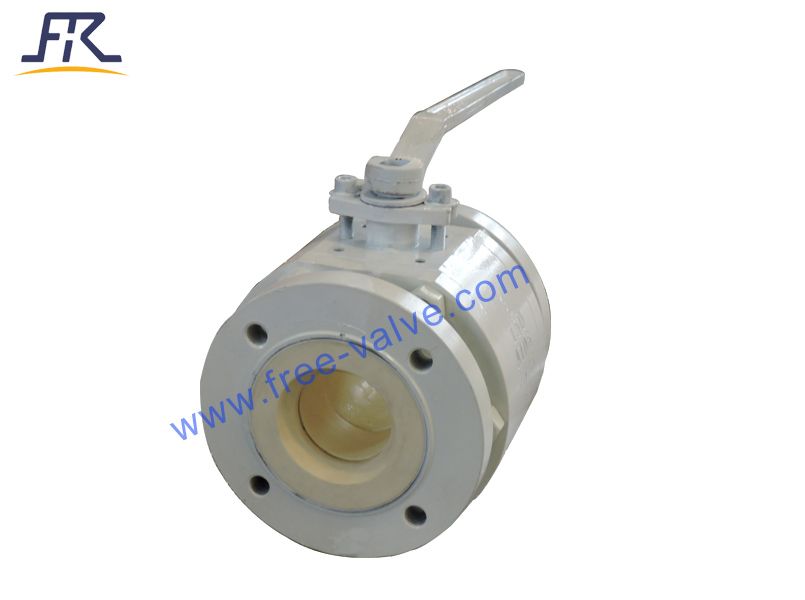 WCB Ceramic Lined Ball Valve