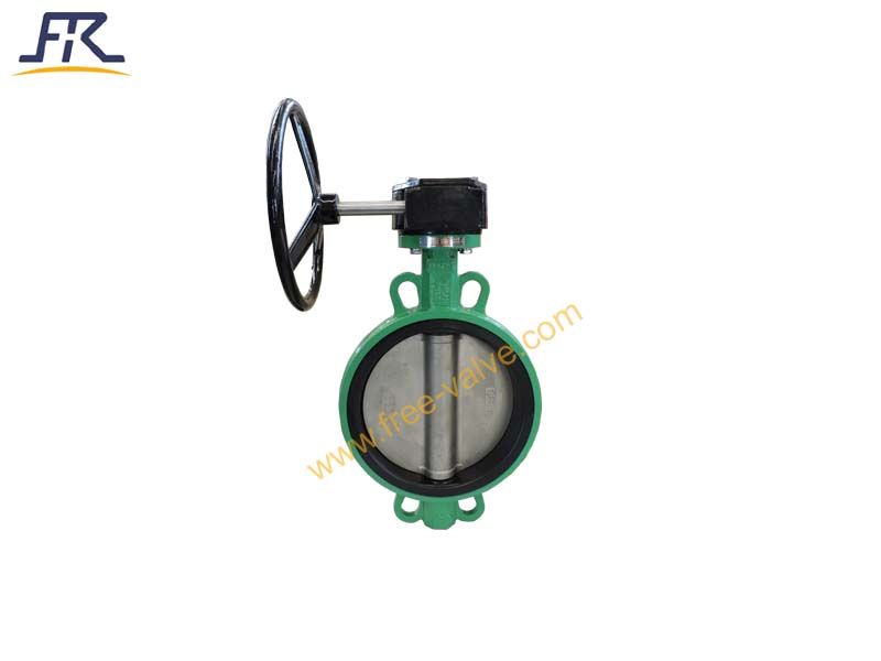 Worm Gear Operated EPDM Sealing Butterfly Valve 