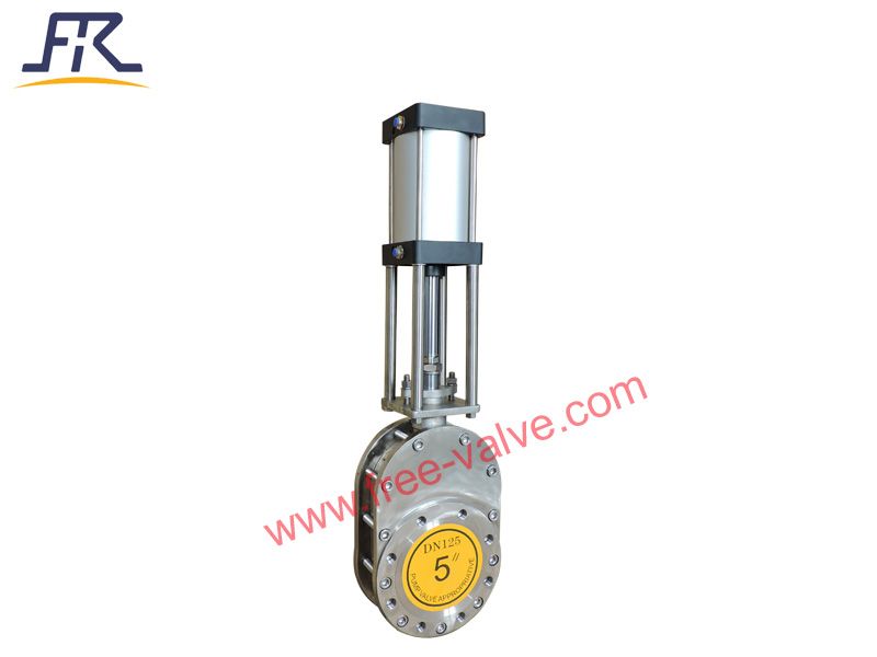 Stainless Steel Type Pneumatic Ceramic Double Disc Gate Valve twins disc gate valve