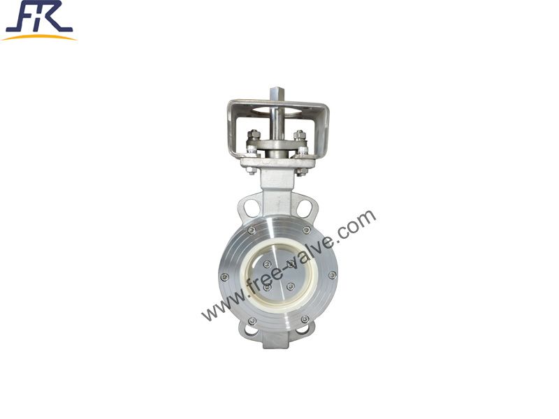 DN100 PN16 Ceramic Lined Butterfly Valve 