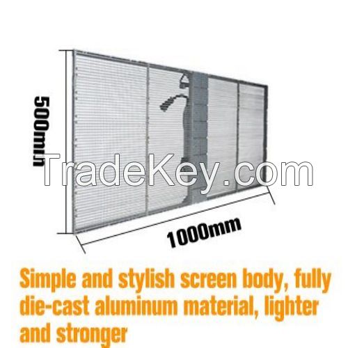 Outdoor Transparent Screen for Showroom, Stage Show, Mall Project