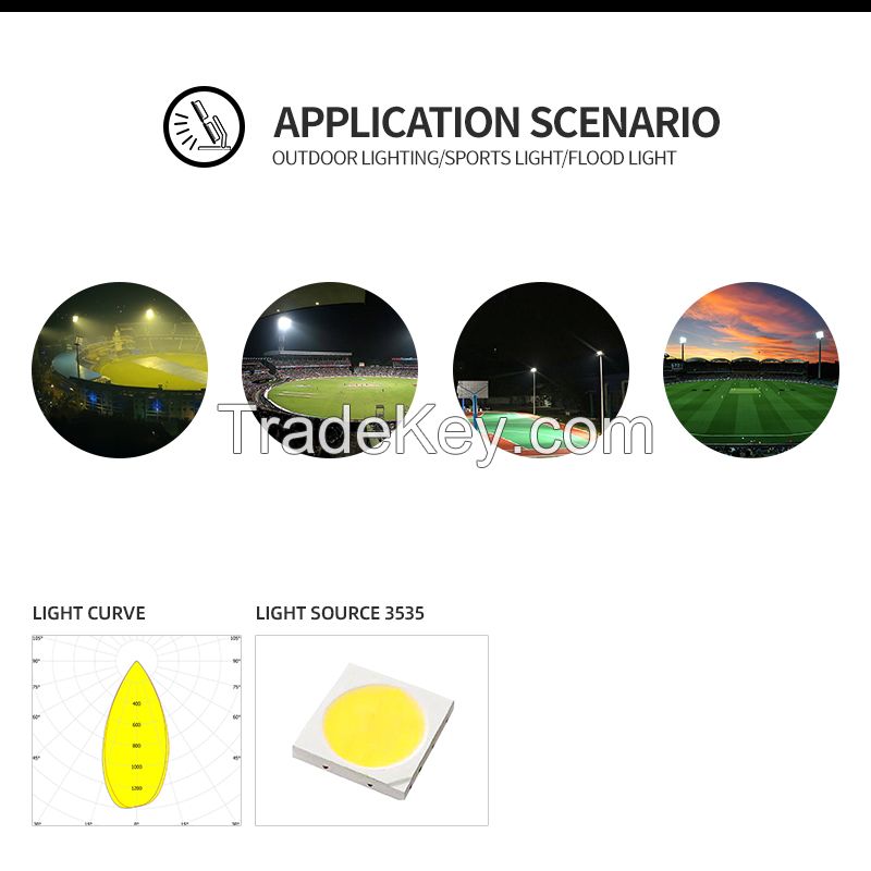5050 4 In 1 Led 30 Degree Stadium Light Lenses Led Optics Lenses Applications