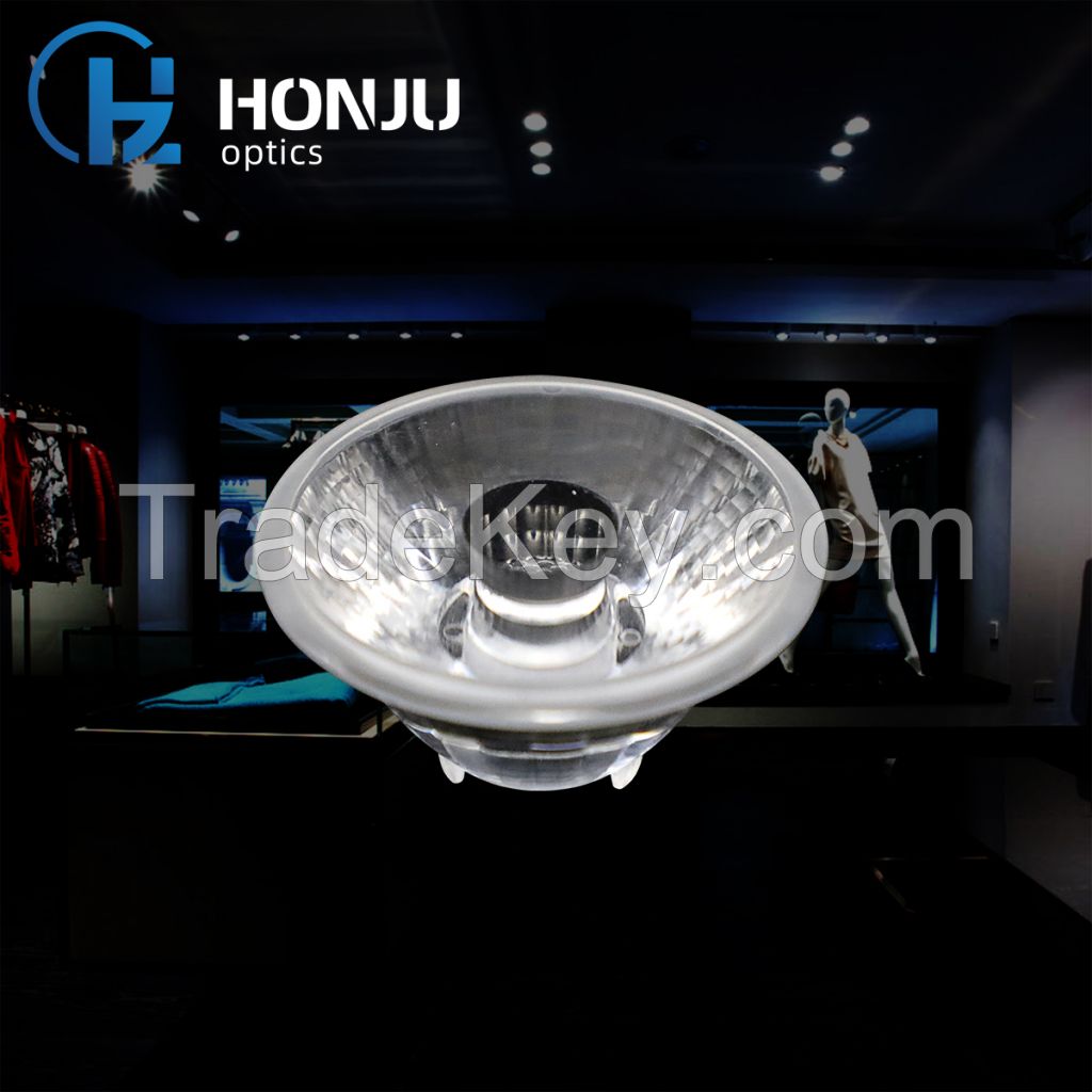 Spotlight Light Optics Lens 35 mm 24 Degree COB Optical Injection Mold Beleuchtungslinse Stage Light Lens