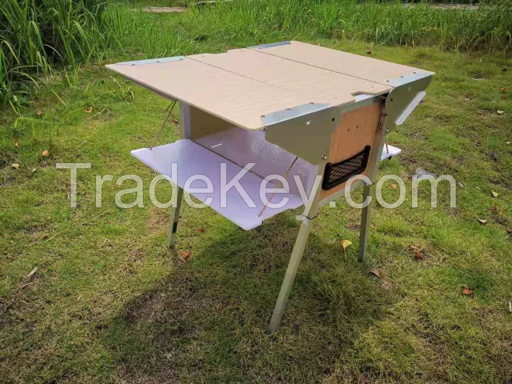 Foldable Storage box camping outdoor table