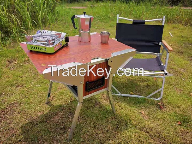 Foldable Storage box camping outdoor table