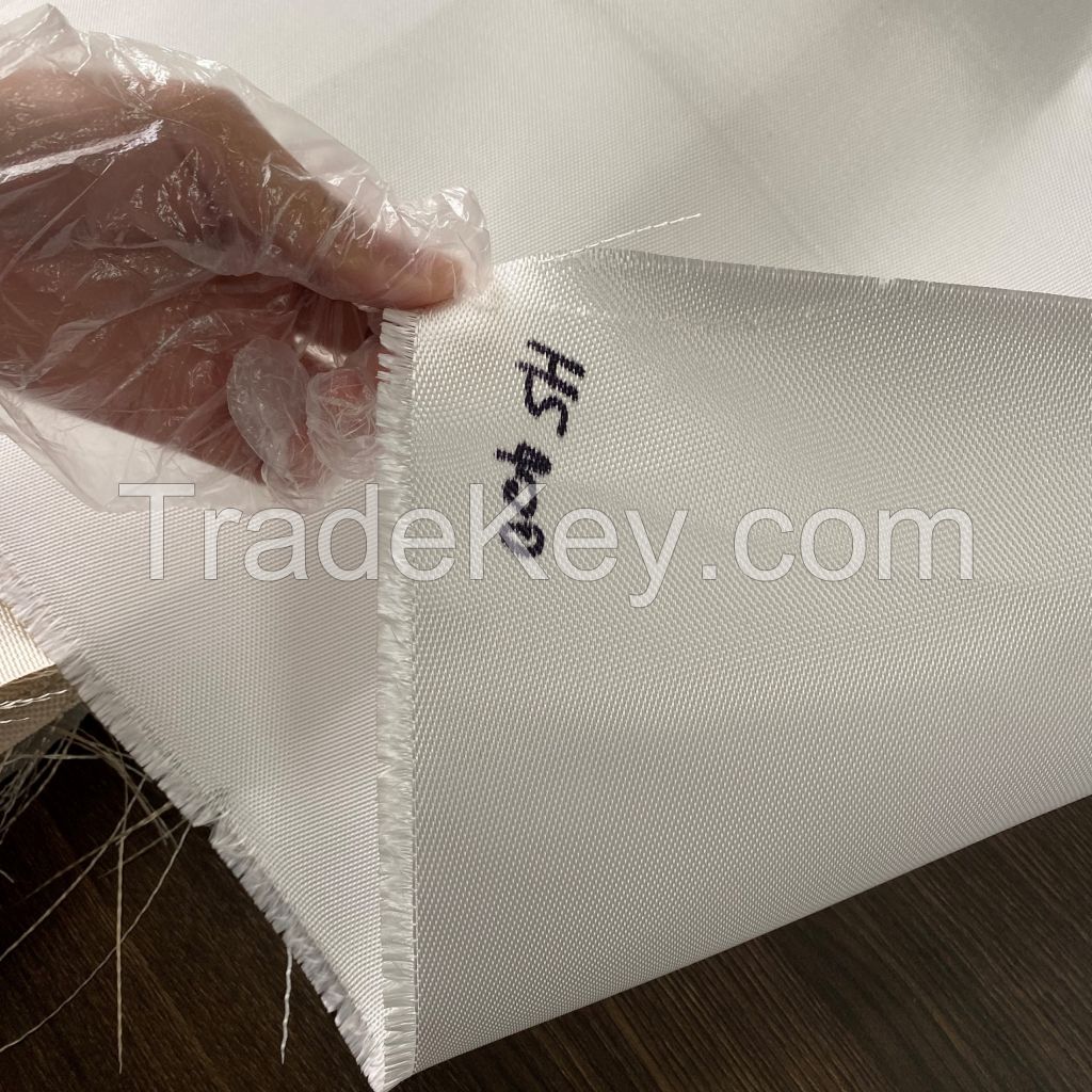 1000 Degrees High Temperature Resistant 96 Sio2 Content High Silica Glass Cloth Silica Fabric