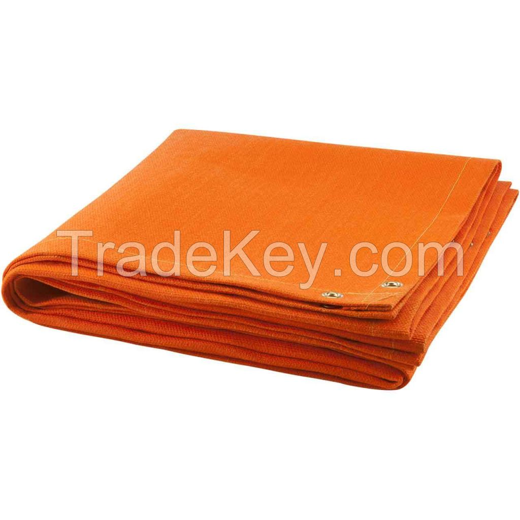 Silicone PU Acrylic Vermiculite Coated Fiberglass Silica Welding Fire Blanket and Roll Heat Treated Heat Cleaned Glass Fiber Welding Blanket