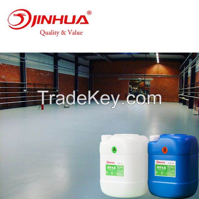 Crystal epoxy resin AB glue for flooring 