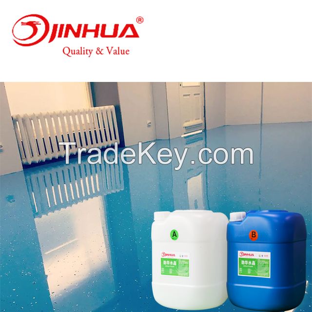 Crystal epoxy resin AB glue for flooring 