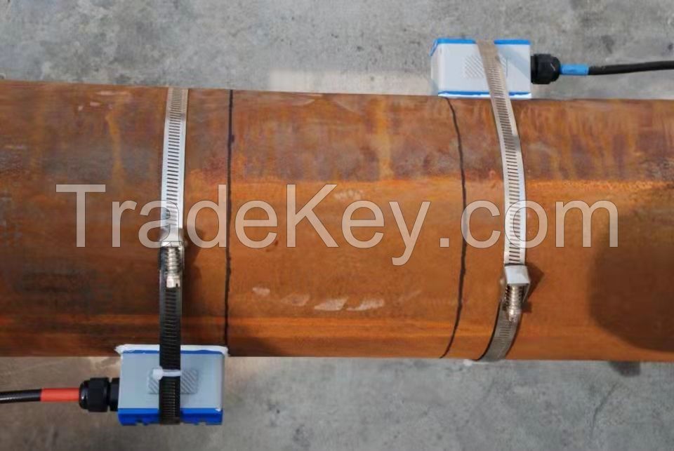 non contact portable clamp on ultrasonic flowmeter with USB data logger