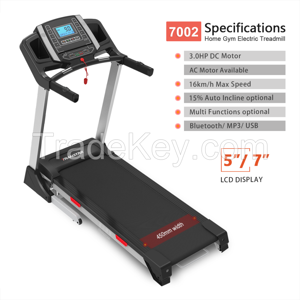 Home Gym Fitness Equipment Treadmill Machine Portable Electric Treadmill Foldable with Incline Auto