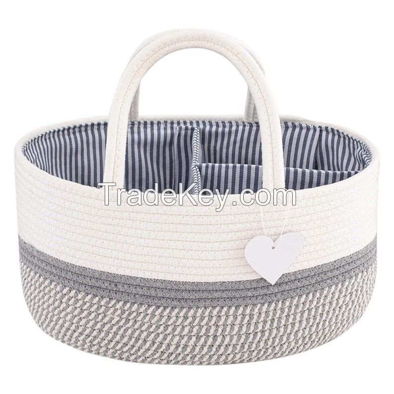 cotton rope baby changing basket manufacture from Hebei AAA-Long Tech 