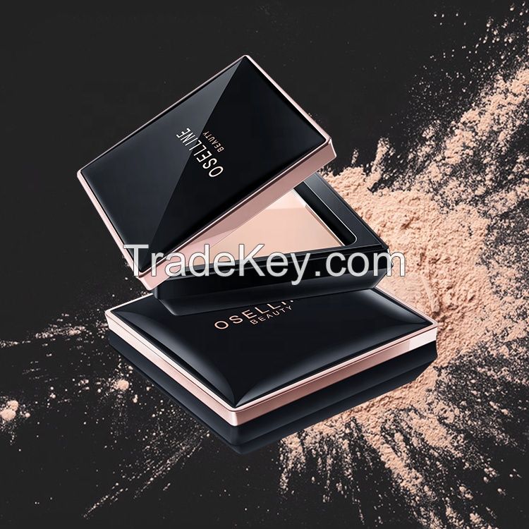 Woman Mineral Concealer Long-Lasting Makeup Face Setting Loose Powder for Dark Skin