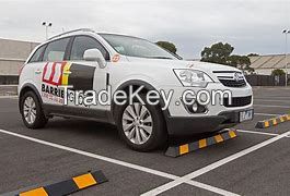 48  inch rubber parking  stop  with reflective tapes