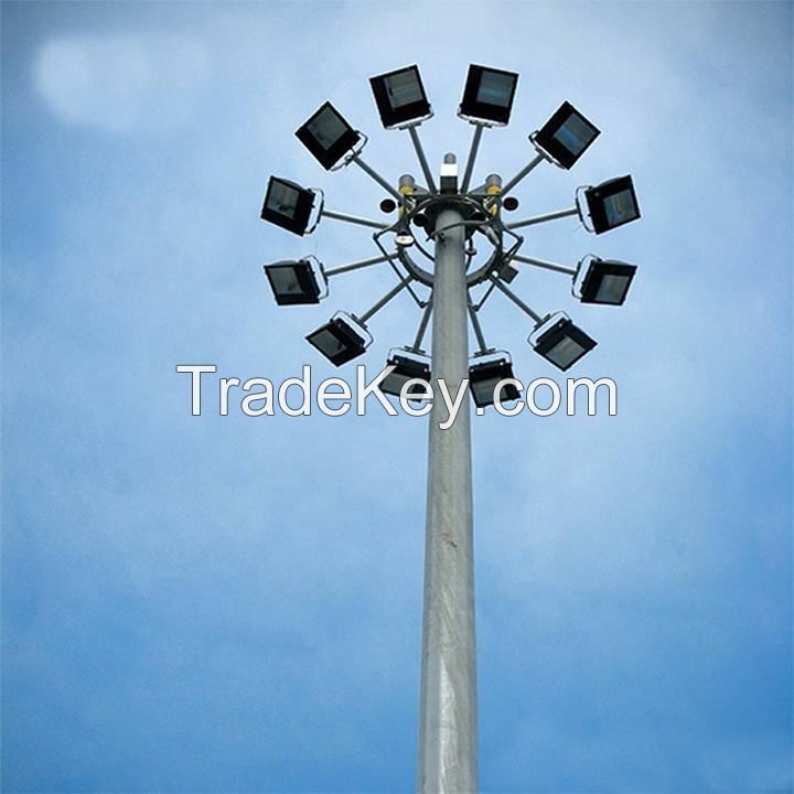 15m Sports Stadium High Mast Lighting Pole