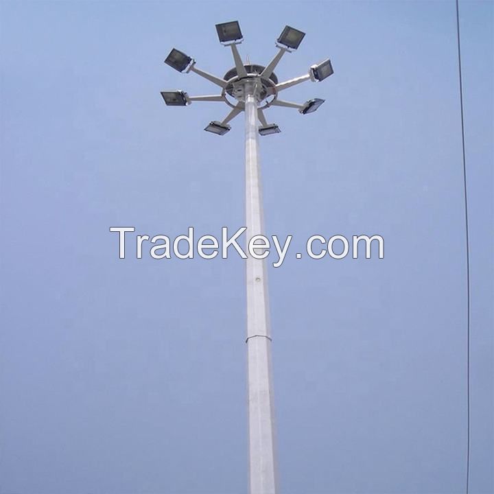 15m Sports Stadium High Mast Lighting Pole