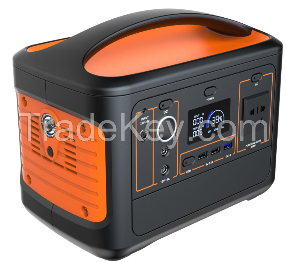 Home 110V 220V Camping Solar Power Generator 500W Portable Power Banks Power Station