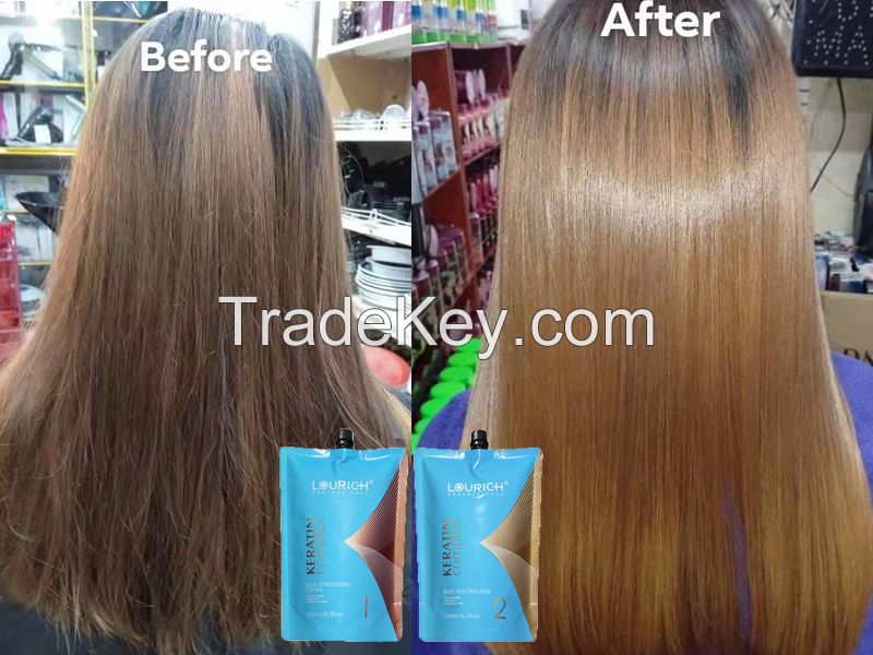 LOURICH hair relaxer cream hair straightening biochemical hair rebonding cream for salon